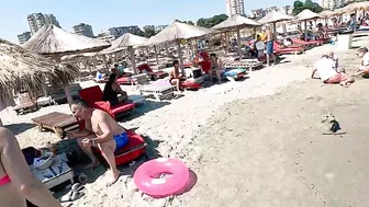 2021 Plaja Corint Beach 4K VIDEO  Sun Summer Party Fun Mamaia Bikini Beach.