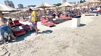 2021 Plaja Corint Beach 4K VIDEO  Sun Summer Party Fun Mamaia Bikini Beach.