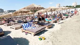 2021 Plaja Corint Beach 4K VIDEO  Sun Summer Party Fun Mamaia Bikini Beach.