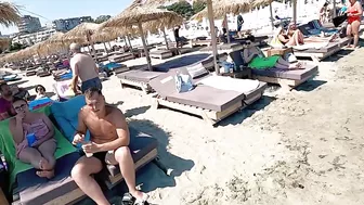 2021 Plaja Corint Beach 4K VIDEO  Sun Summer Party Fun Mamaia Bikini Beach.