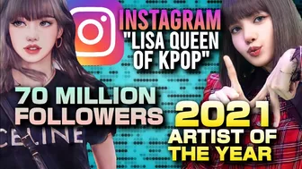 Lisa News | 2021 Artist of the Year x Instagram Official Obsessed With Lisa x Money #1 K-pop Video