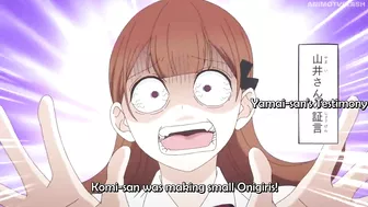 Komi san Makes Food | Komi san Makes Onigiri | Komi San wa| Komi Can't Communicate Episode 11