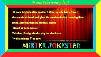 Funny clean joke: He told his friend his wife left him ... | Joke of the day ????