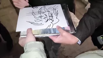 Lion King Director Rob Minkoff Sketches Disney Character for Autograph Collectors | Celebrity Street