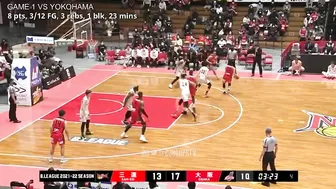 Thirdy Ravena vs Osaka Evessa 2-Games Recap / 18 Points, 6 Rebs, 5 Asts, 2 BLOCKS (Dec 18 & 19 2021)