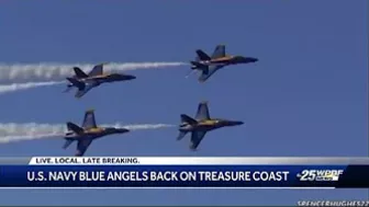 Blue Angels visit Vero Beach ahead of April air show