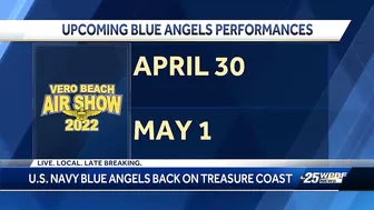 Blue Angels visit Vero Beach ahead of April air show