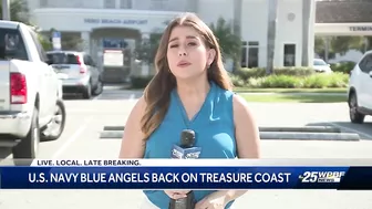 Blue Angels visit Vero Beach ahead of April air show