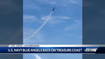 Blue Angels visit Vero Beach ahead of April air show