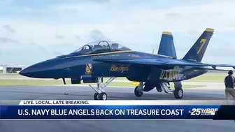 Blue Angels visit Vero Beach ahead of April air show