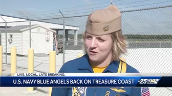 Blue Angels visit Vero Beach ahead of April air show