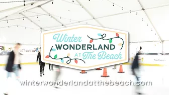 Southwest Airlines Sponsored the Ice Rink at Winter Wonderland at The Beach!