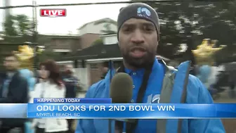 ODU fans gather ahead of Myrtle Beach Bowl