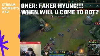 Faker and Oner bot duo - Faker troll =)) | T1 on Douyu Stream | Engsub by teddy_faker