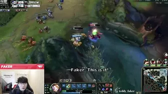 Faker and Oner bot duo - Faker troll =)) | T1 on Douyu Stream | Engsub by teddy_faker