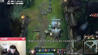 Faker and Oner bot duo - Faker troll =)) | T1 on Douyu Stream | Engsub by teddy_faker