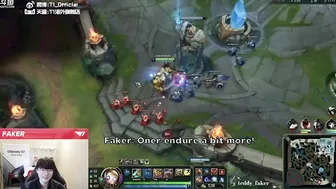 Faker and Oner bot duo - Faker troll =)) | T1 on Douyu Stream | Engsub by teddy_faker