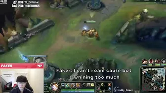 Faker and Oner bot duo - Faker troll =)) | T1 on Douyu Stream | Engsub by teddy_faker