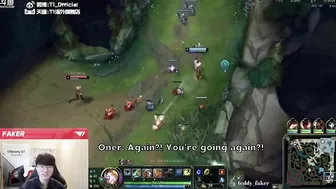 Faker and Oner bot duo - Faker troll =)) | T1 on Douyu Stream | Engsub by teddy_faker