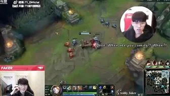 Faker and Oner bot duo - Faker troll =)) | T1 on Douyu Stream | Engsub by teddy_faker