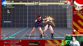 This Cammy thinks the floor is lava. | Sakura stream highlight