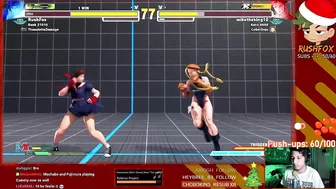 This Cammy thinks the floor is lava. | Sakura stream highlight