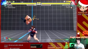 This Cammy thinks the floor is lava. | Sakura stream highlight