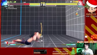 This Cammy thinks the floor is lava. | Sakura stream highlight