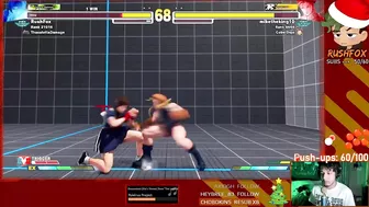 This Cammy thinks the floor is lava. | Sakura stream highlight