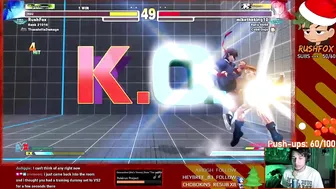 This Cammy thinks the floor is lava. | Sakura stream highlight