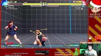 This Cammy thinks the floor is lava. | Sakura stream highlight