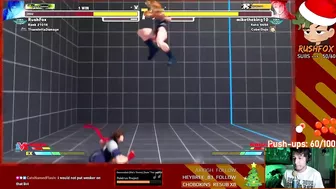 This Cammy thinks the floor is lava. | Sakura stream highlight