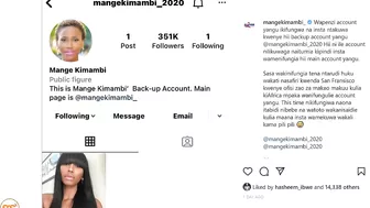 Rama Dee aapa kuifunga akaunti ya Instagram ya Mange Kimambi