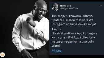 Rama Dee aapa kuifunga akaunti ya Instagram ya Mange Kimambi