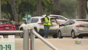 COVID Testing Lines Backing Up As People Prepare For Holiday Travel