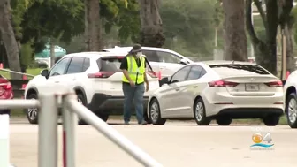 COVID Testing Lines Backing Up As People Prepare For Holiday Travel