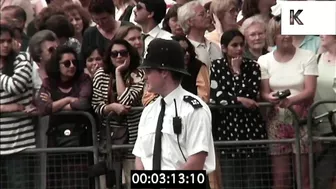 1990s London, Press And Crowds Wait For Celebrity Arrival, Paparazzi, Media