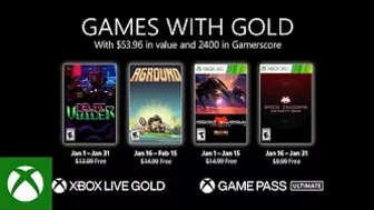 Xbox - January 2022 Games with Gold