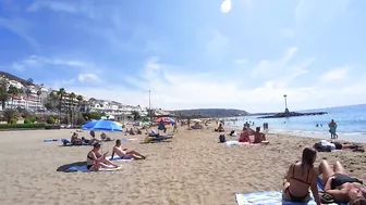 Canary Island DECEMBER 2021 :: BEACH SPAIN Playa Las Americas