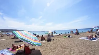 Canary Island DECEMBER 2021 :: BEACH SPAIN Playa Las Americas