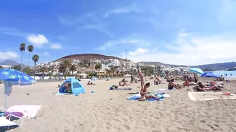 Canary Island DECEMBER 2021 :: BEACH SPAIN Playa Las Americas