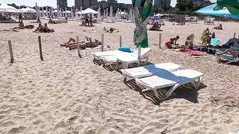 2021 Plaja Tabara Beach 4K Sun Summer Party Fun  Romania Constanta Mamaia Beach.