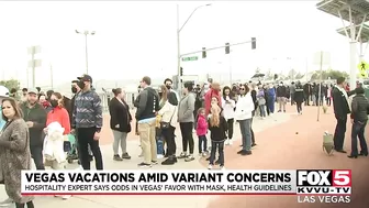 Las Vegas holiday travel still strong amid omicron concerns