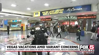 Las Vegas holiday travel still strong amid omicron concerns