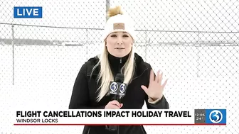 VIDEO: Holiday flight cancelations impact travel