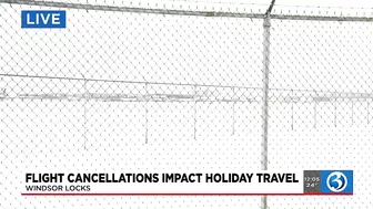 VIDEO: Holiday flight cancelations impact travel