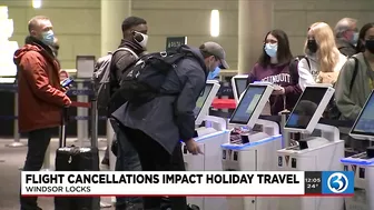 VIDEO: Holiday flight cancelations impact travel