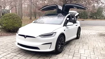 The Holiday Light Show in the New 2022 Model X Refresh