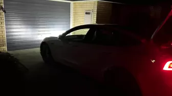 Tesla Model 3 Light Show Demo | Holiday Software Update 2021.44.25.2