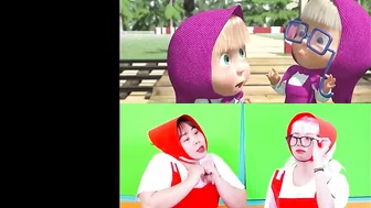 MASHA AND THE BEAR LOW COST VERSION! - MASHA AND THE BEAR FUNNY ANIMATED PARODY